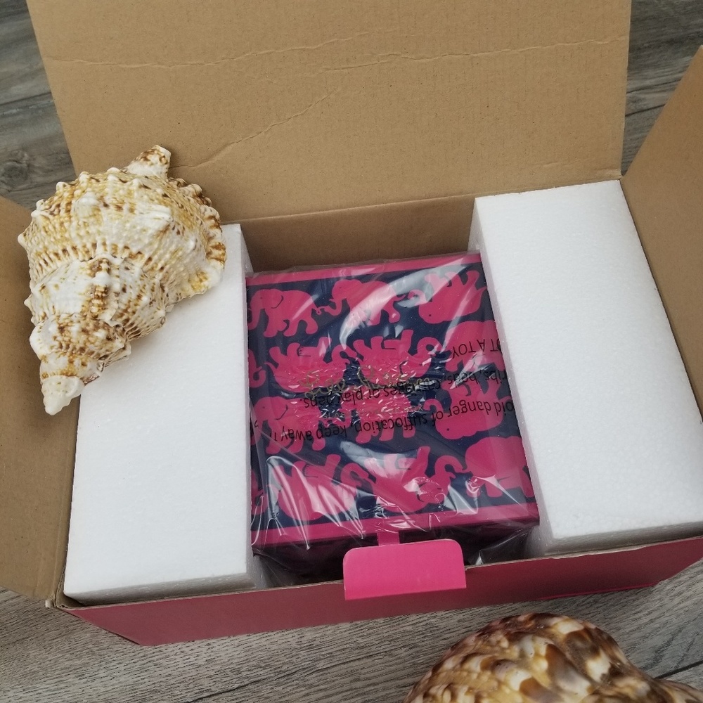 Lilly Pulitzer large Storage box Tusk in Sun NIB - Picture 5 of 7